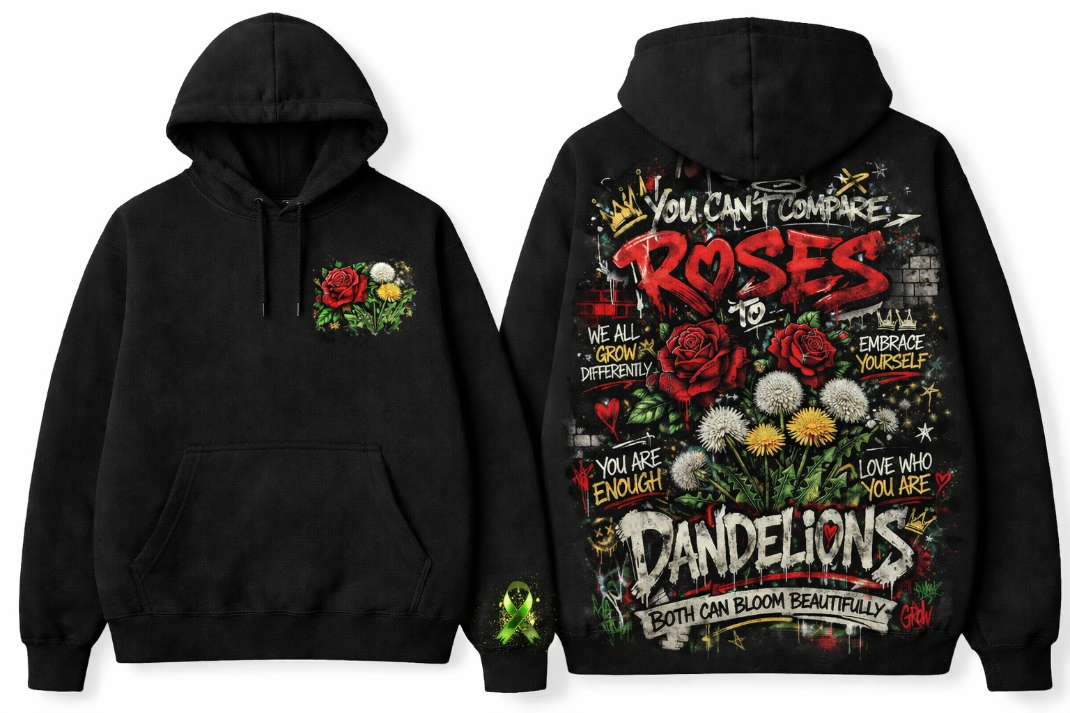 Roses to Dandelions Hoodie